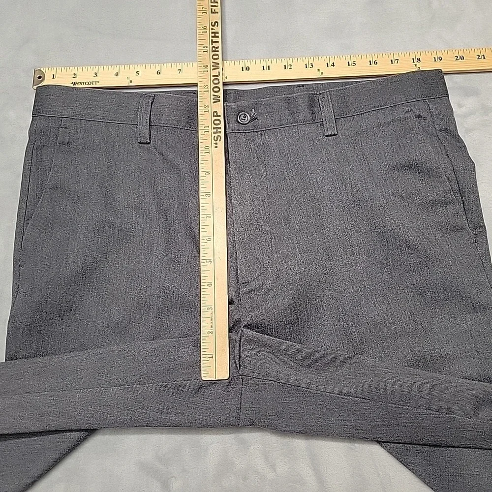 Dockers PantS Mens 38x32 Gray Flat Front Classic Fit Chino Trousers